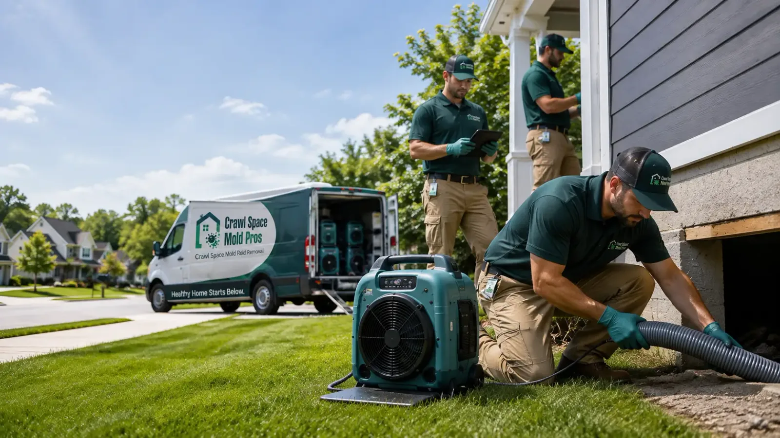 Crawl Space Mold Removal in King, WI